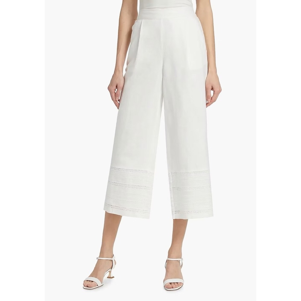 NWT Elie Tahari Adelle Linen Pants / Size M / NEVER WORN / Perfect 4 Summer!